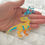 Thumbnail: Yellow Trex Keychain