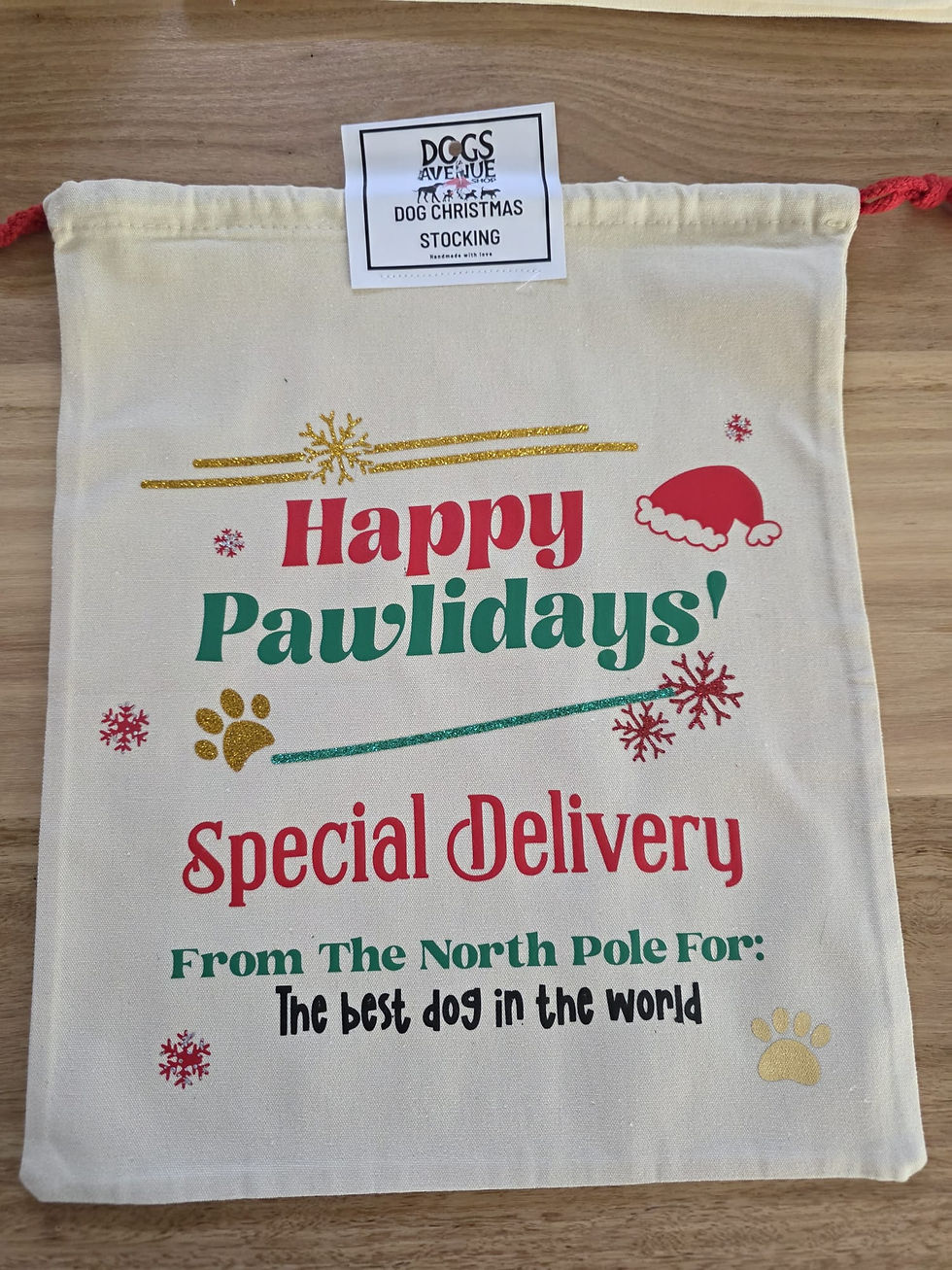 Thumbnail: Santa Paws Sack