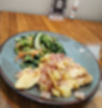 Pechuga de pollo a la Hawaiana