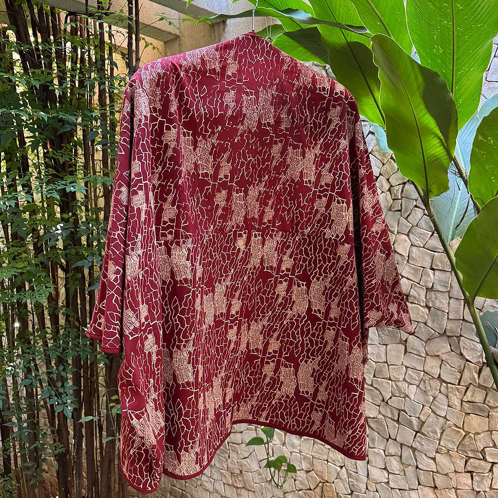 Miniatura: Kimono curto RENDA DE ANGICO