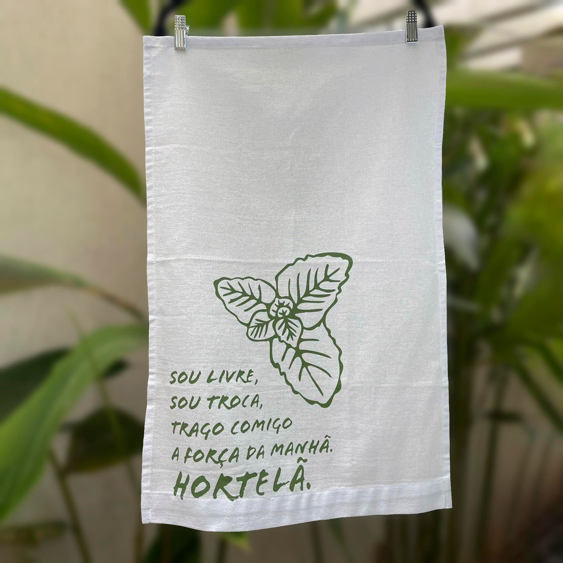 Pano de prato HORTELÃ