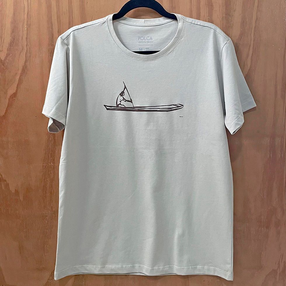Miniatura: Camiseta BARQUEIRO algodão orgânico