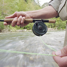 stringing a line, rod and reel club