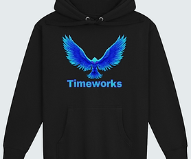 Timeworks Blue Raven Hoodie