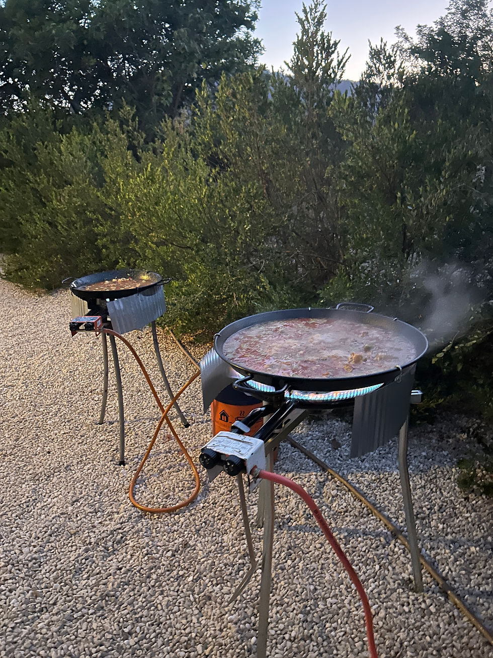 Cómo funciona un showcooking de paella en Mallorca