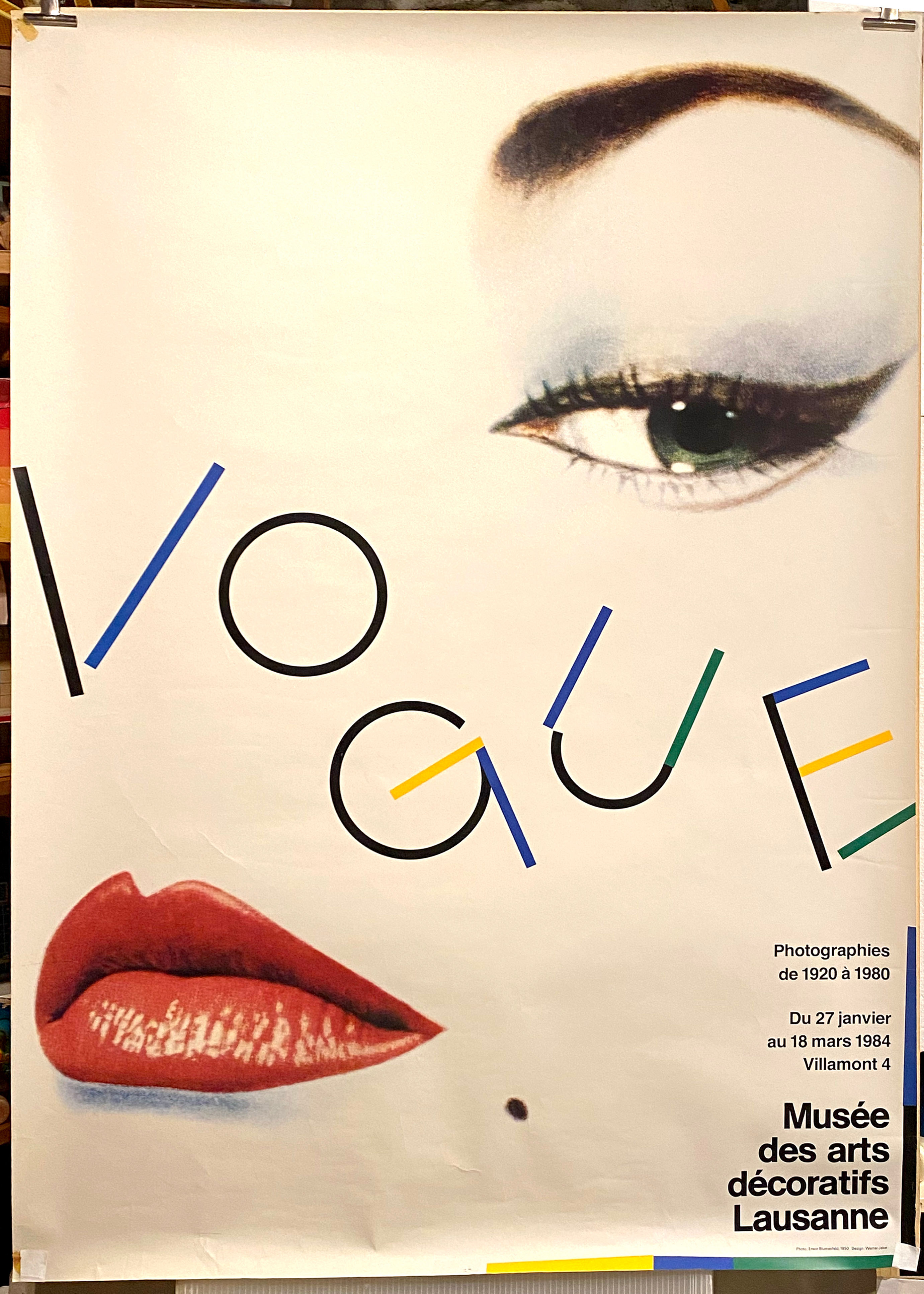1984 Affiche Expo Vogue