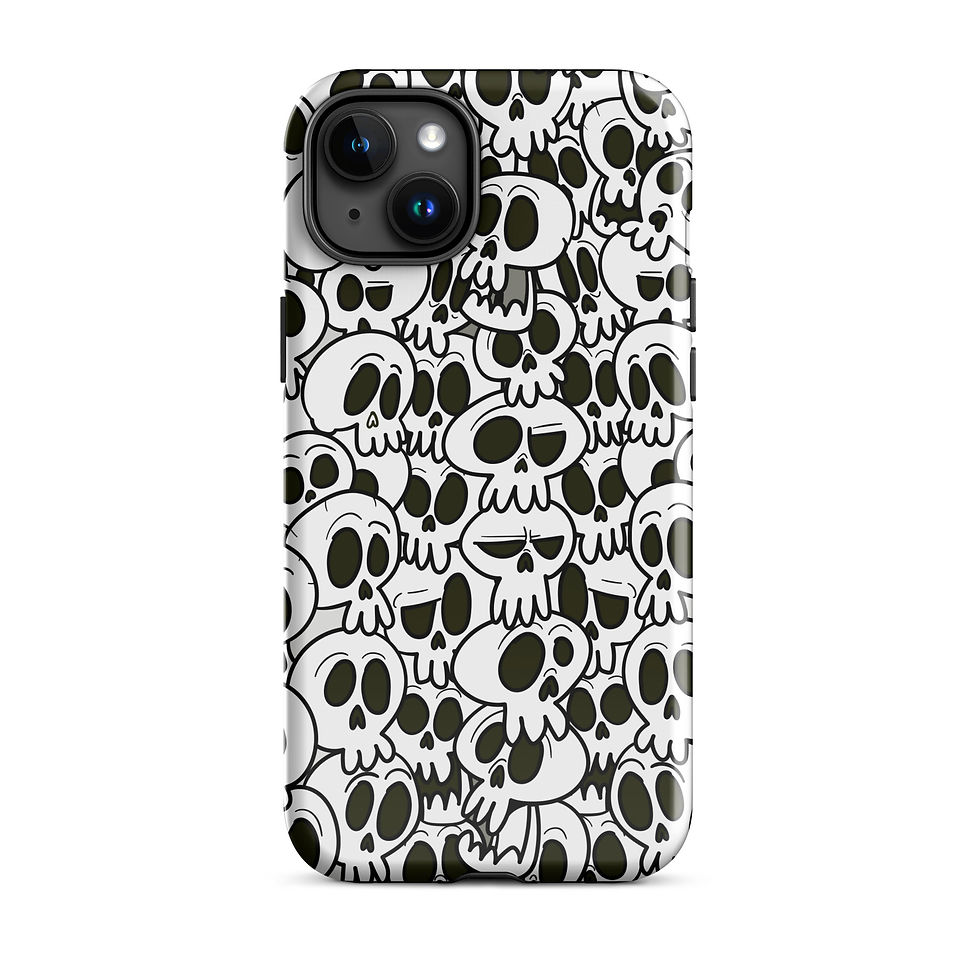 Thumbnail: Funny Bones Black & White Art Tough Case for iPhone®