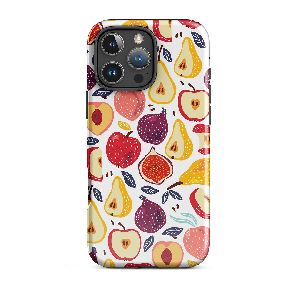 Thumbnail: Fresh Harvest Fruit Print Tough Case for iPhone®
