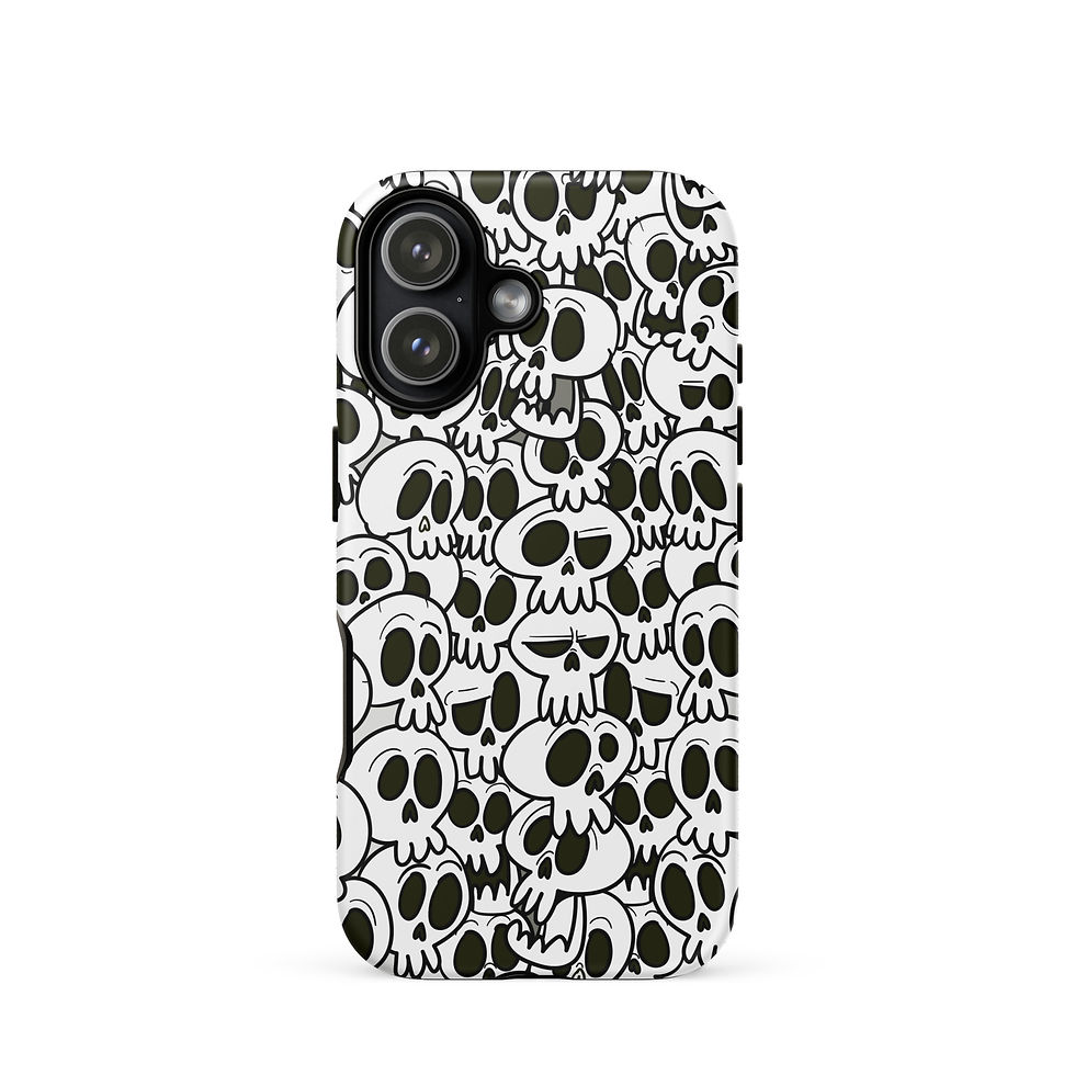 Thumbnail: Funny Bones Black & White Art Tough Case for iPhone®