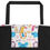 Thumbnail: Happy & Wild All-Over Print Large Tote Bag with Large Inside Pocket