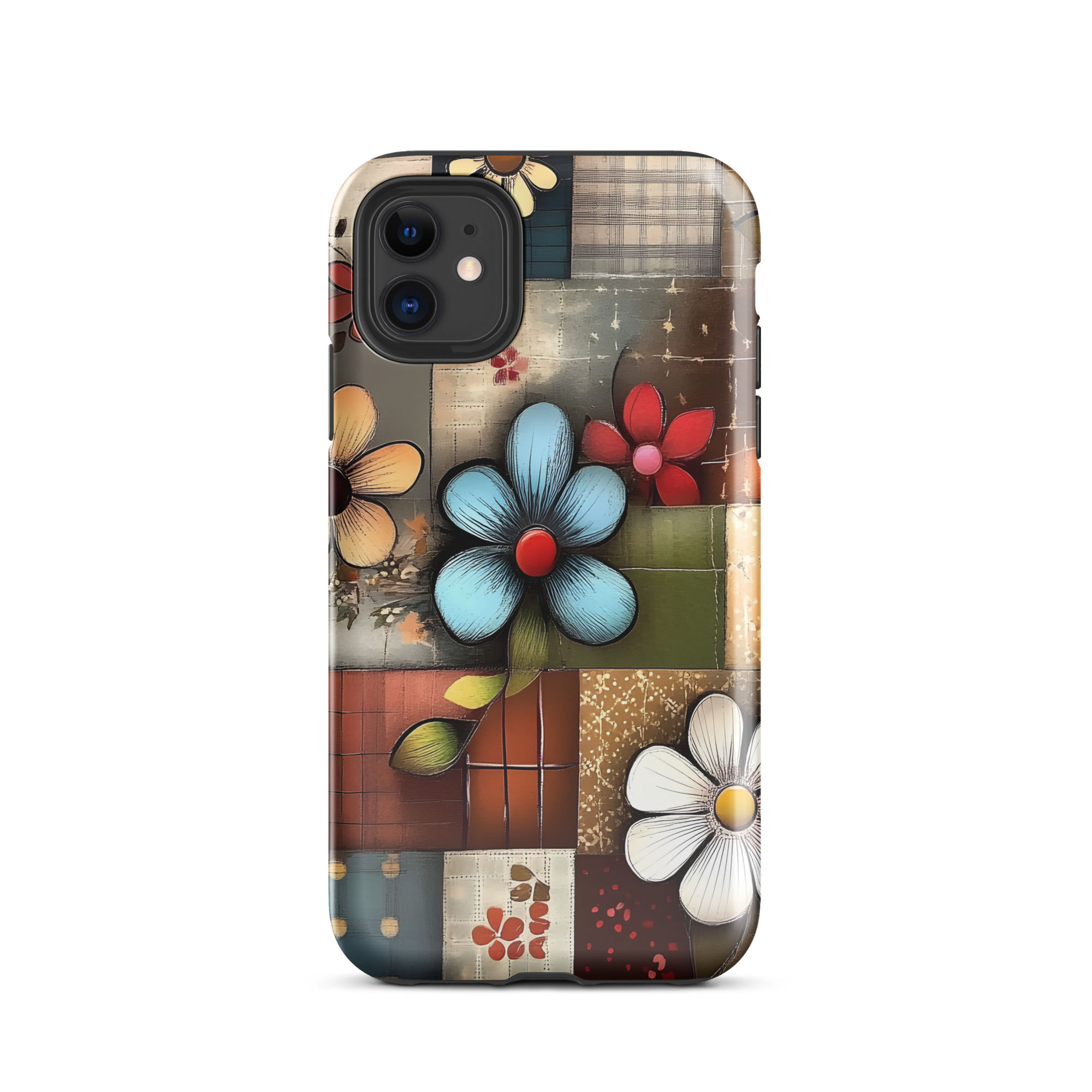 Vintage Style Patchwork Tough Case for iPhone®