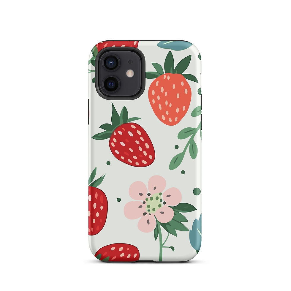 Thumbnail: Strawberry Blossom Tough Case for iPhone®