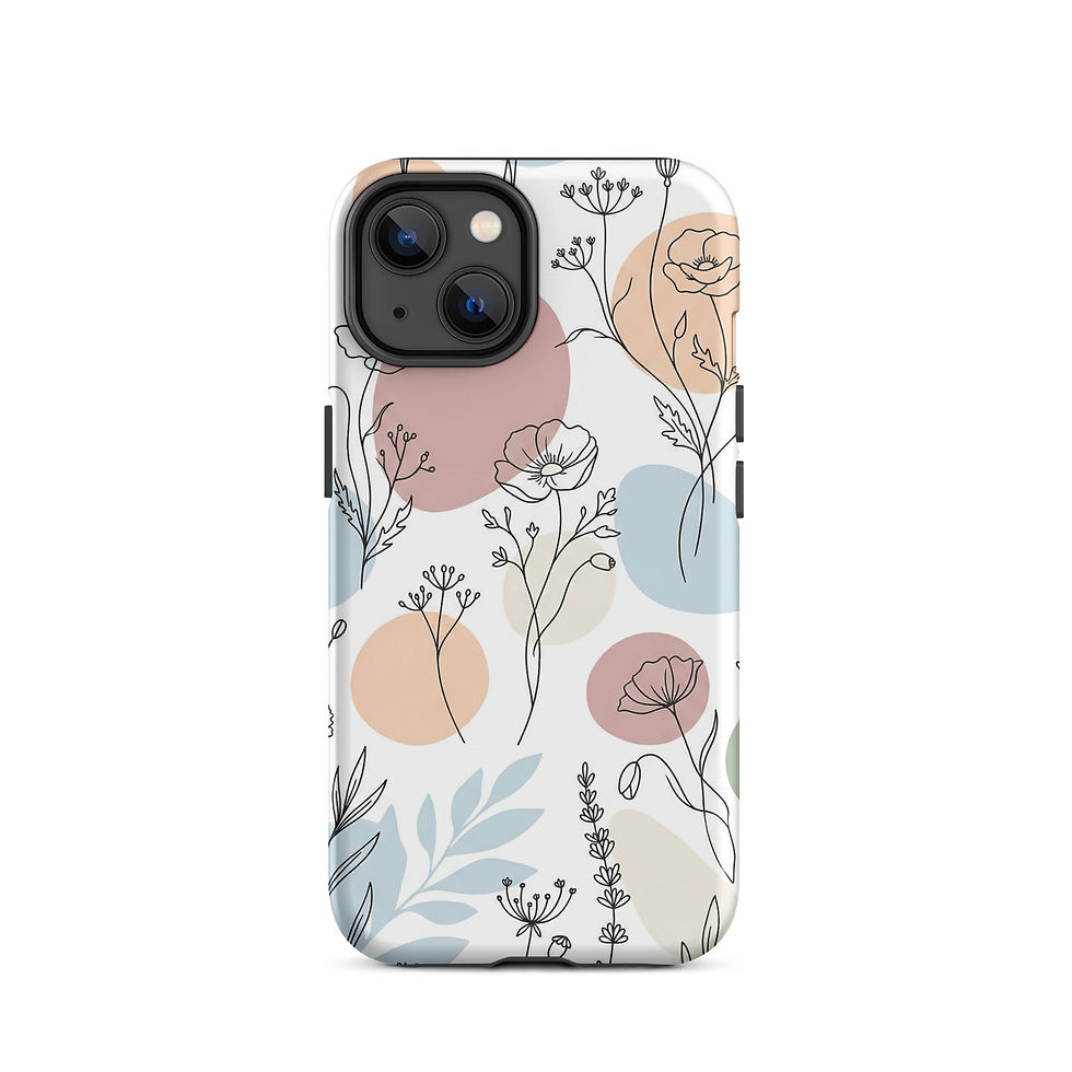 Thumbnail: Pastel Botanical Tough Case for iPhone®