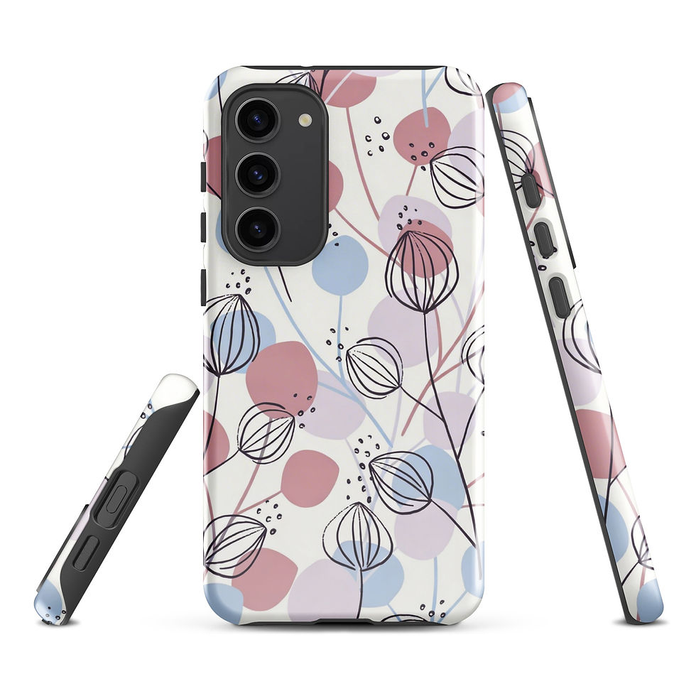 Thumbnail: Minimalistic Floral Sketch Tough case for Samsung®