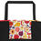 Thumbnail: Fresh Harvest Fruits All-Over Print Large Tote Bag with Inside Pocket