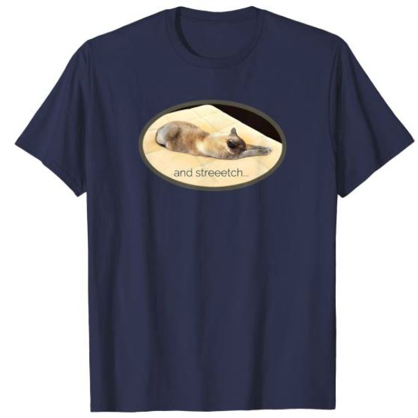 Stretching Cat T-Shirt