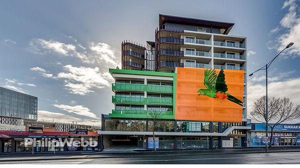 Maroondah building with King Parrot JPEG
