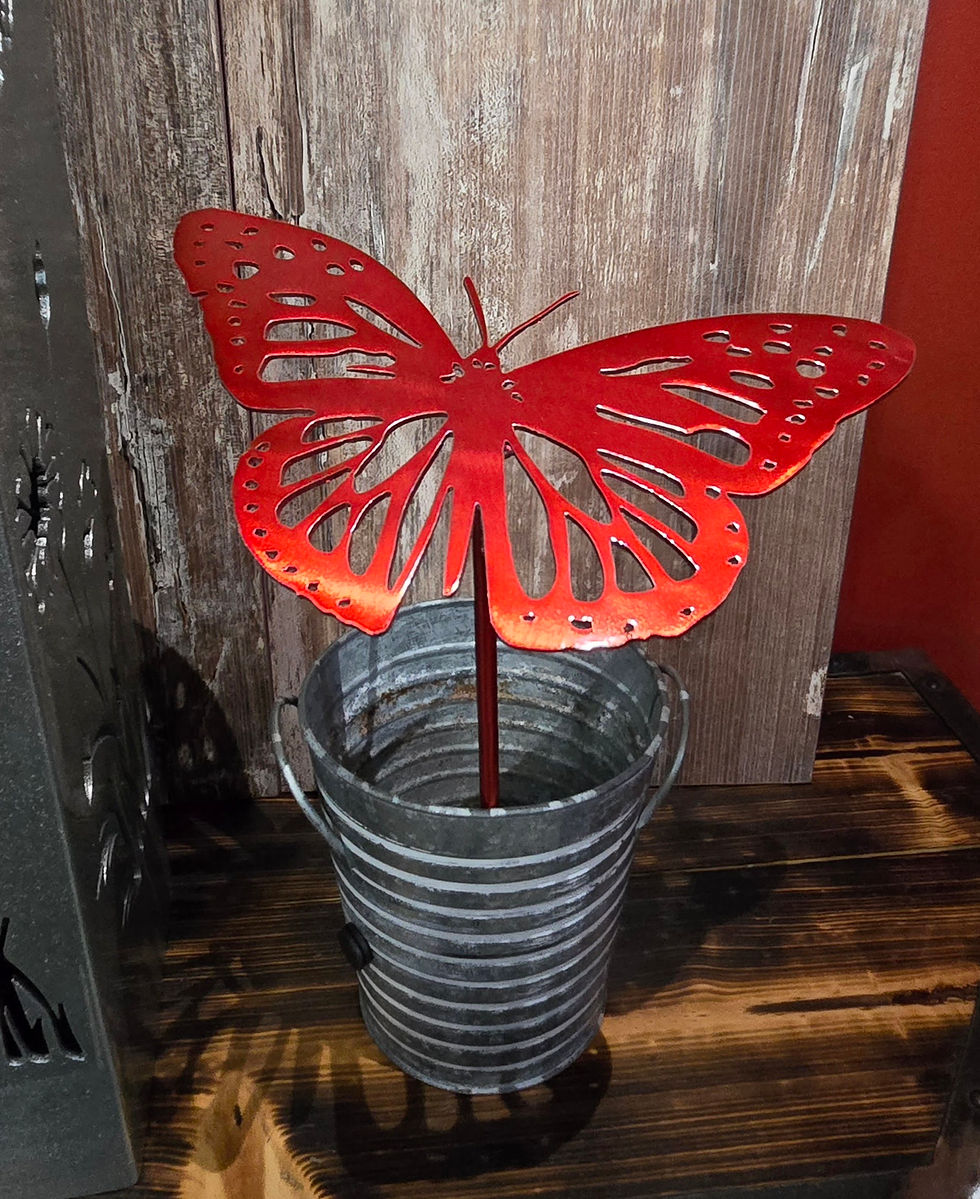 Thumbnail: Butterfly yard stakes