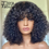 Thumbnail: Short Curly Brazilian Human Hair Wig with Bangs - Natural Lace Bob