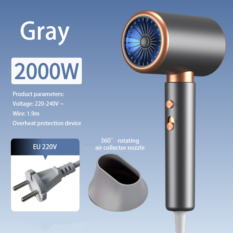 Thumbnail: F37 2000W Professional Hair Dryer with Negative Ion Technology & Air Brush