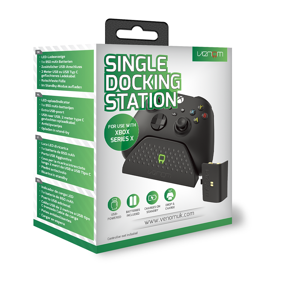 Thumbnail: Xbox Charging Dock & Rechargeable Battery Pack for Series X/S & Xbox One