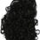 Thumbnail: 23" Long Black Curly Ponytail Hairpiece Extensions for Voluminous Style