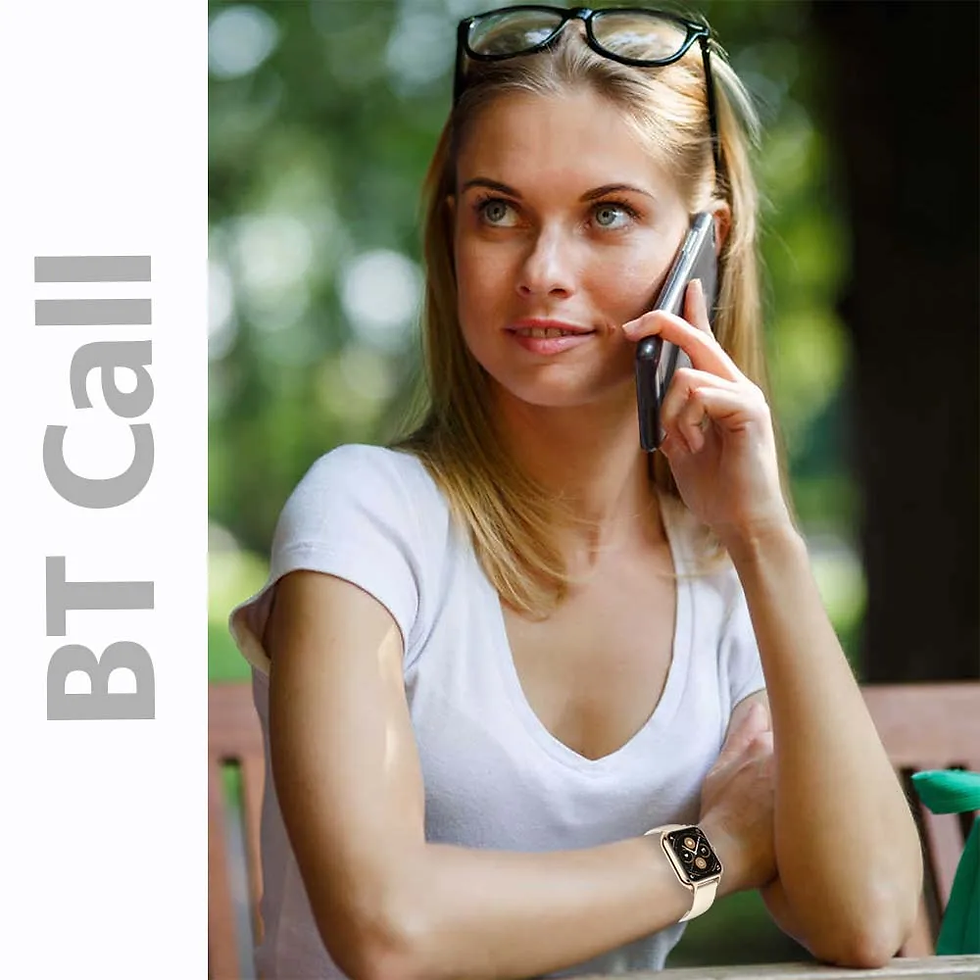 Thumbnail: 1.91" Smartwatch for Women & Men - Bluetooth Call, Heart Rate & Blood Oxygen Tra