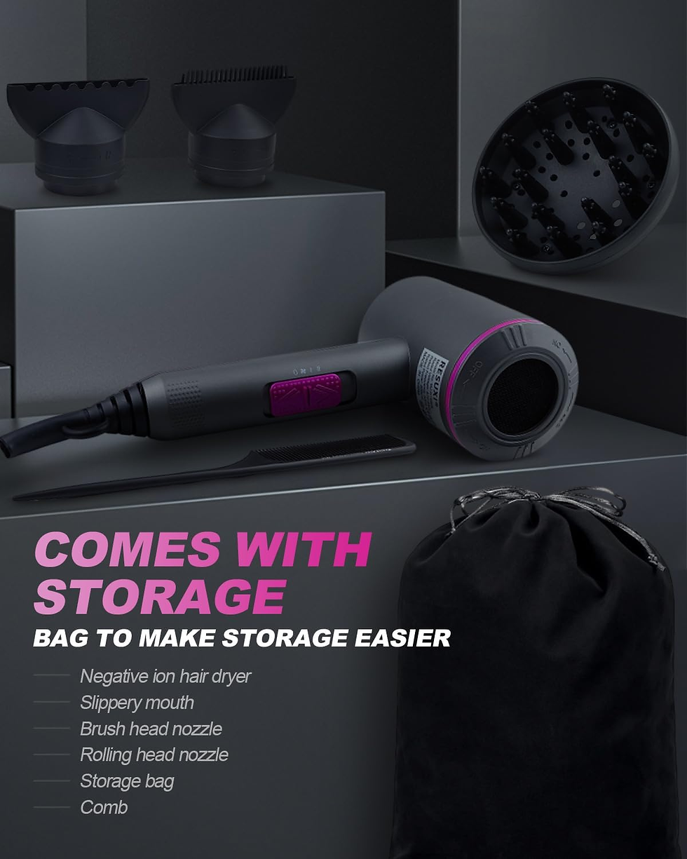 Thumbnail: 2000W Ionic Hair Dryer - Lightweight, 2 Speeds, 3 Heat Settings & Cool Shot