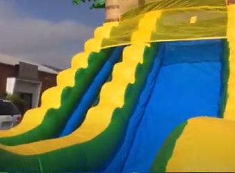 15 foot inflatable water slide