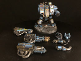 A Dreadnought with Magnetized Weapon Loadouts