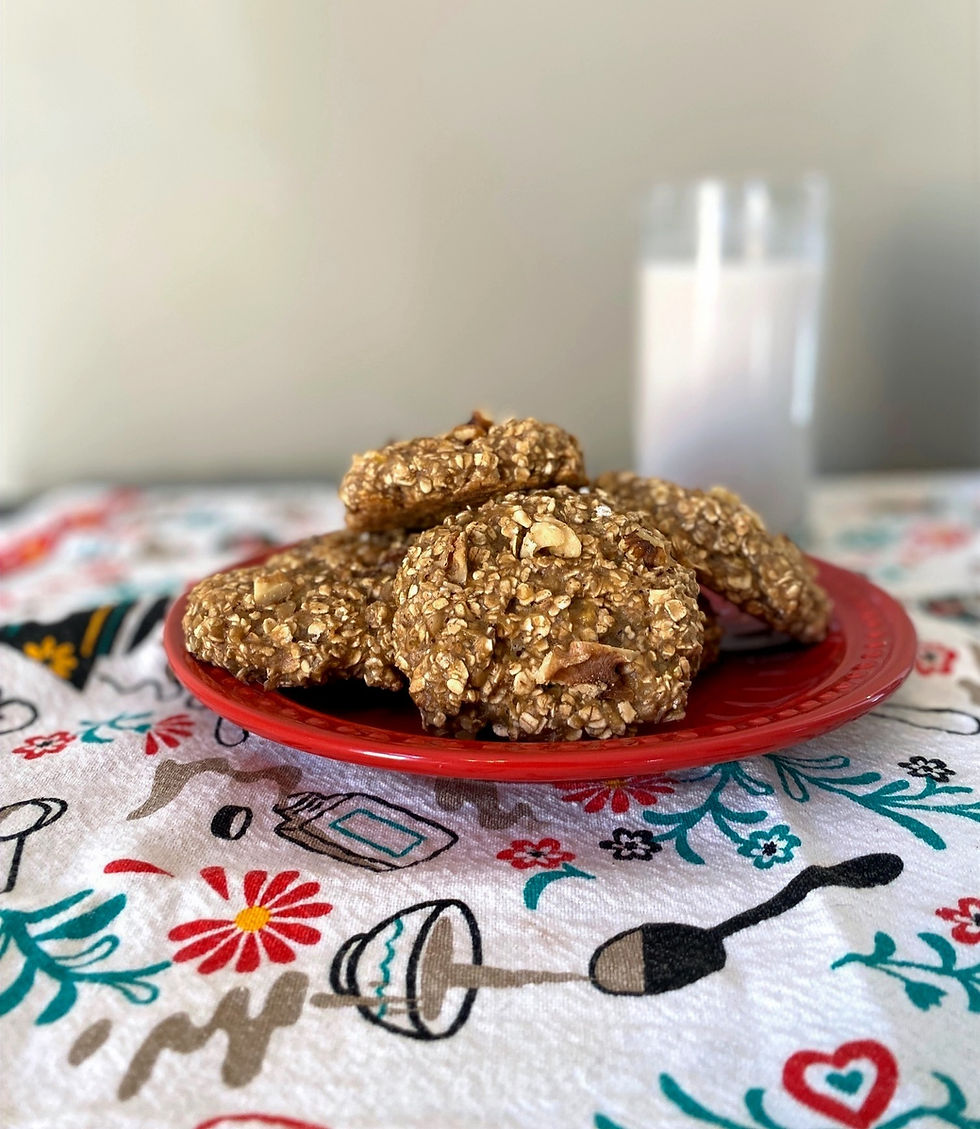 Oatmeal banana breakfast cookies recipe