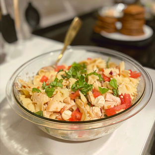Bruschetta Chicken Pasta Salad Recipe