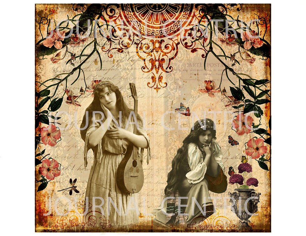 Thumbnail: Gypsy Rose Digital Journal Kit: TN Size
