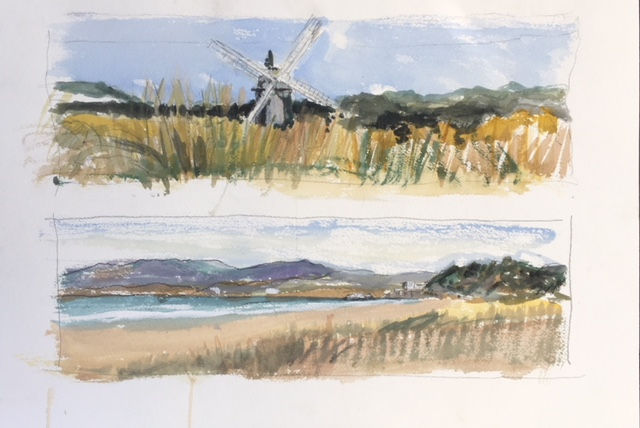 Windmill and the other direction - Ocean Beach SFCA