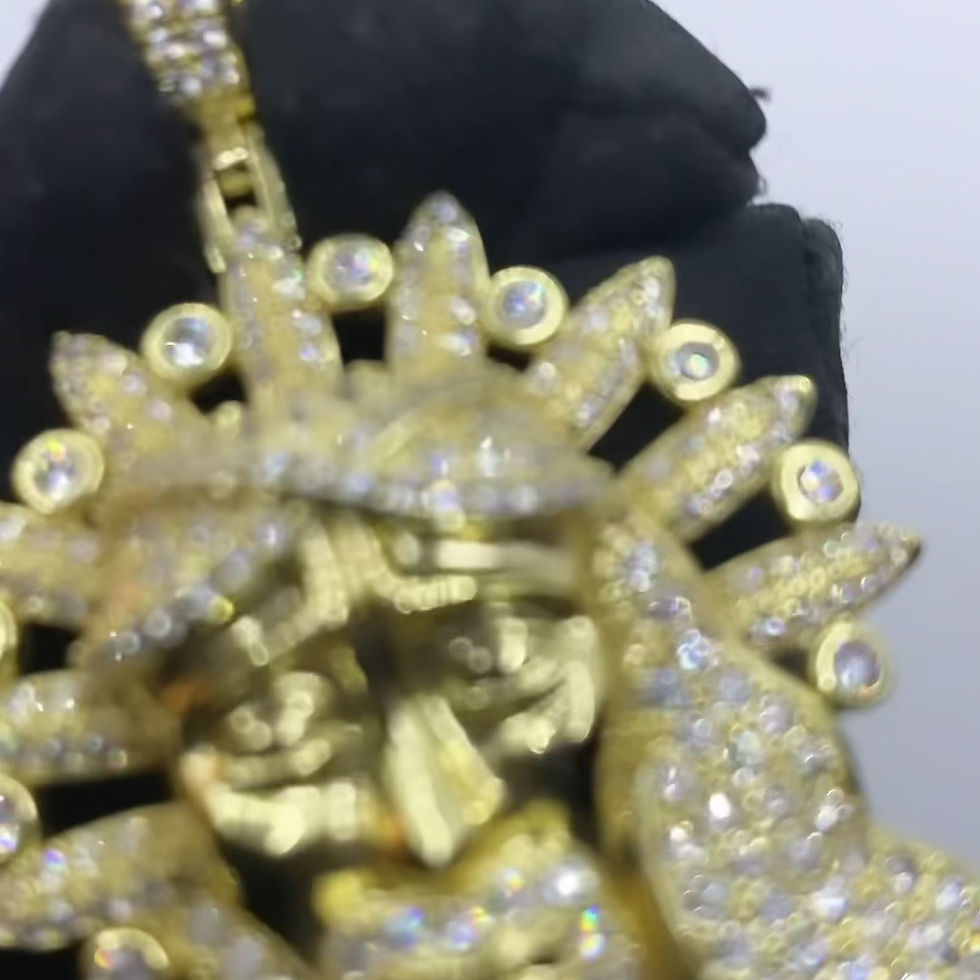 Miniatura: Colgante Aura Jesus Gold
