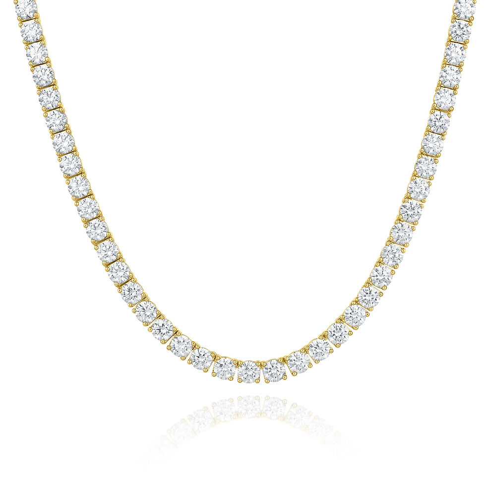 Cadena Tennis 5mm x 50cm Gold