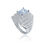 Miniatura: Anillo Royal Clear Talla 23 Plata 925