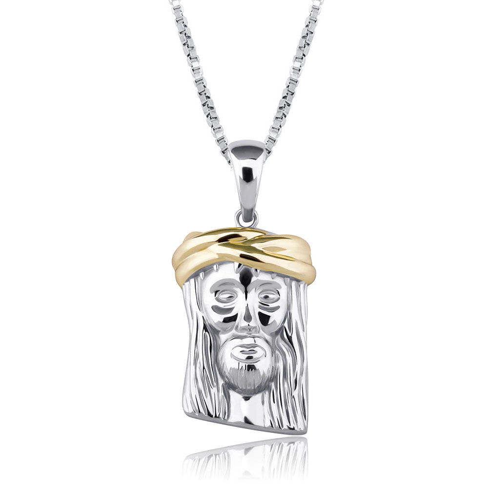 Colgante Detailed Jesus Piece Plata 925