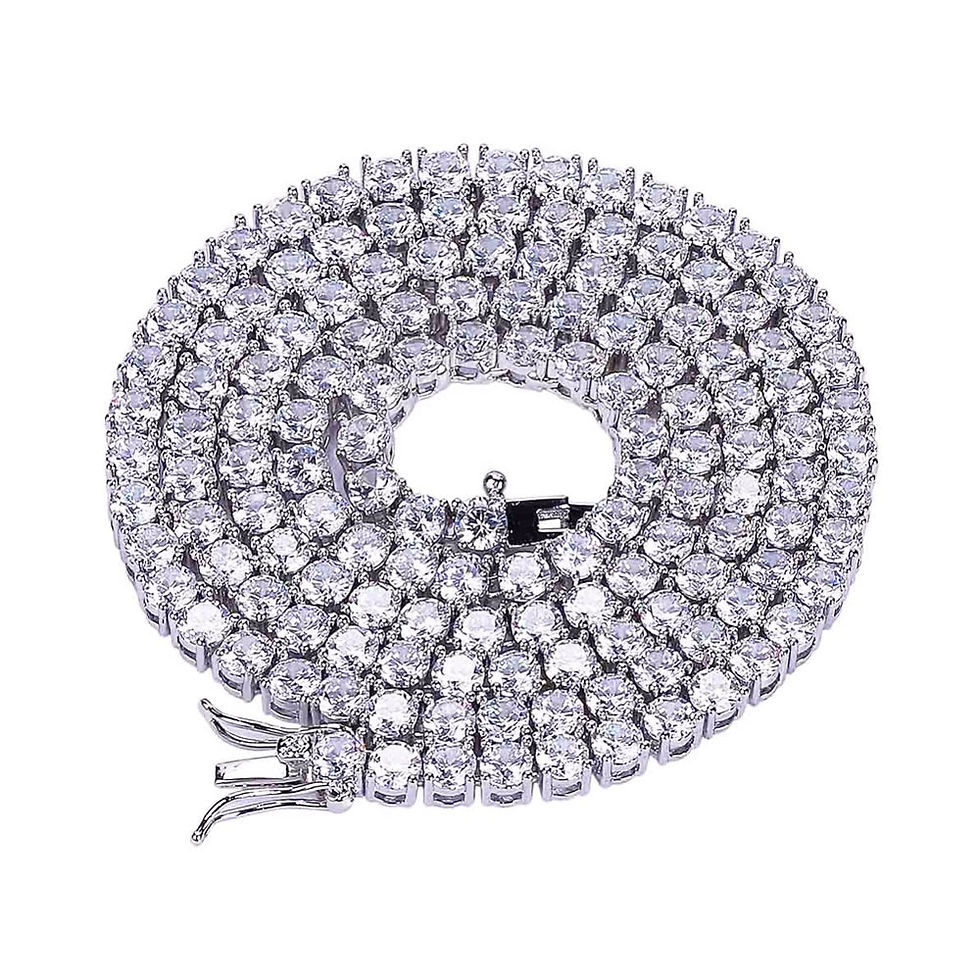 Miniatura: Cadena Tennis 5mm x 40cm Platinum