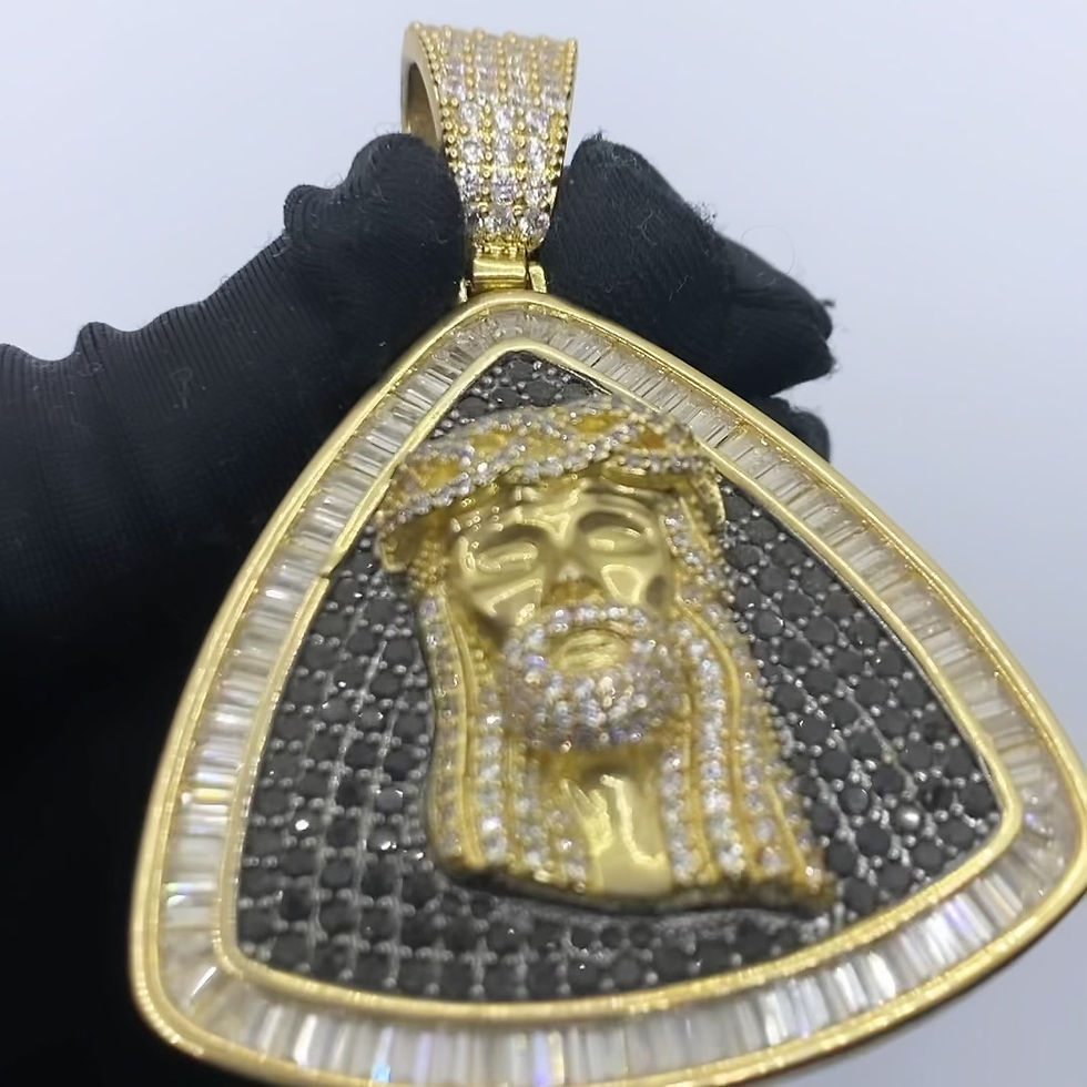 Miniatura: Colgante Maybach Jesus Piece Gold