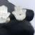 Miniatura: Aretes Hamsa Hand 8mm x 10mm Plata 925