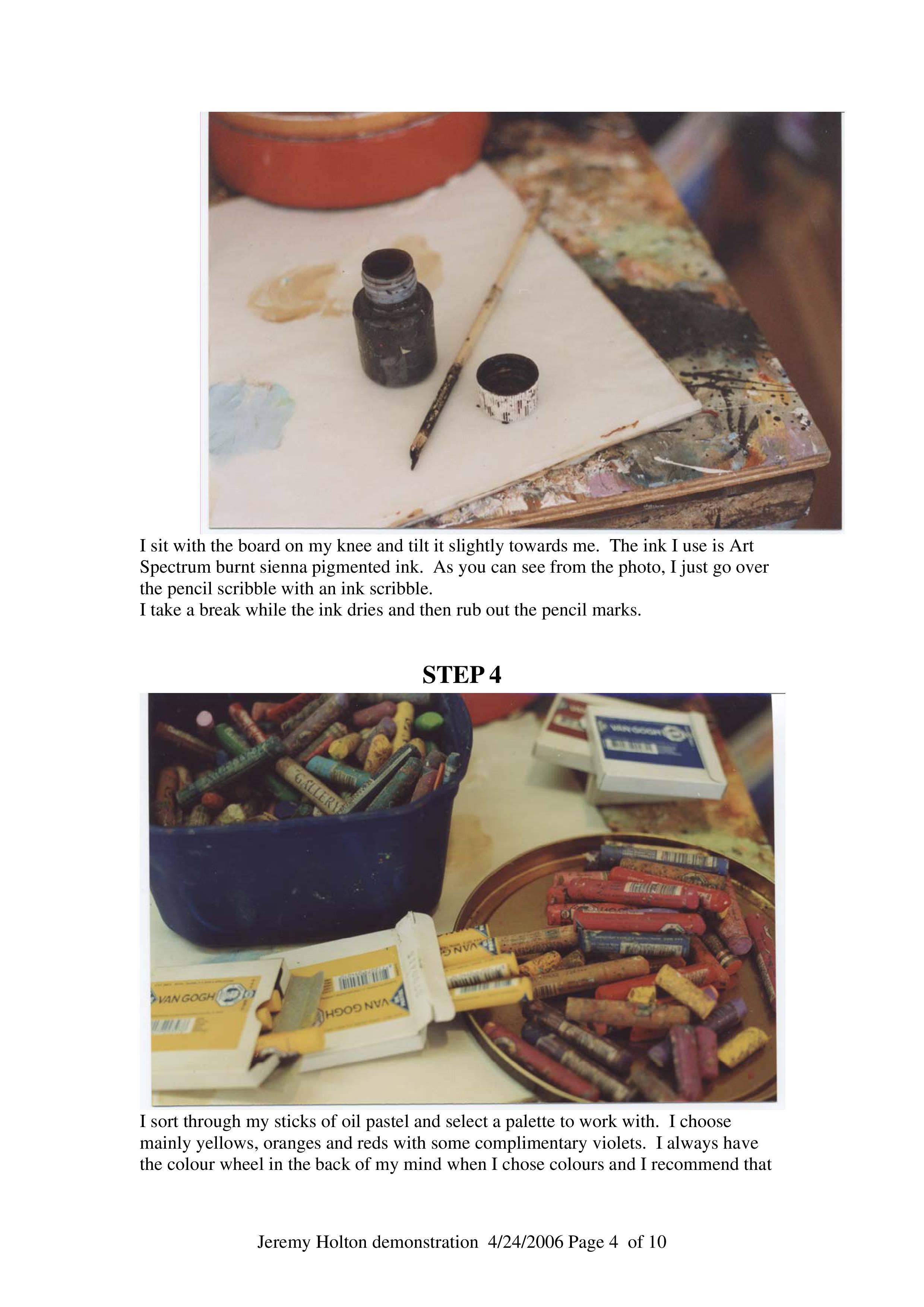 Artist's Palette Magazine Oil Pastel