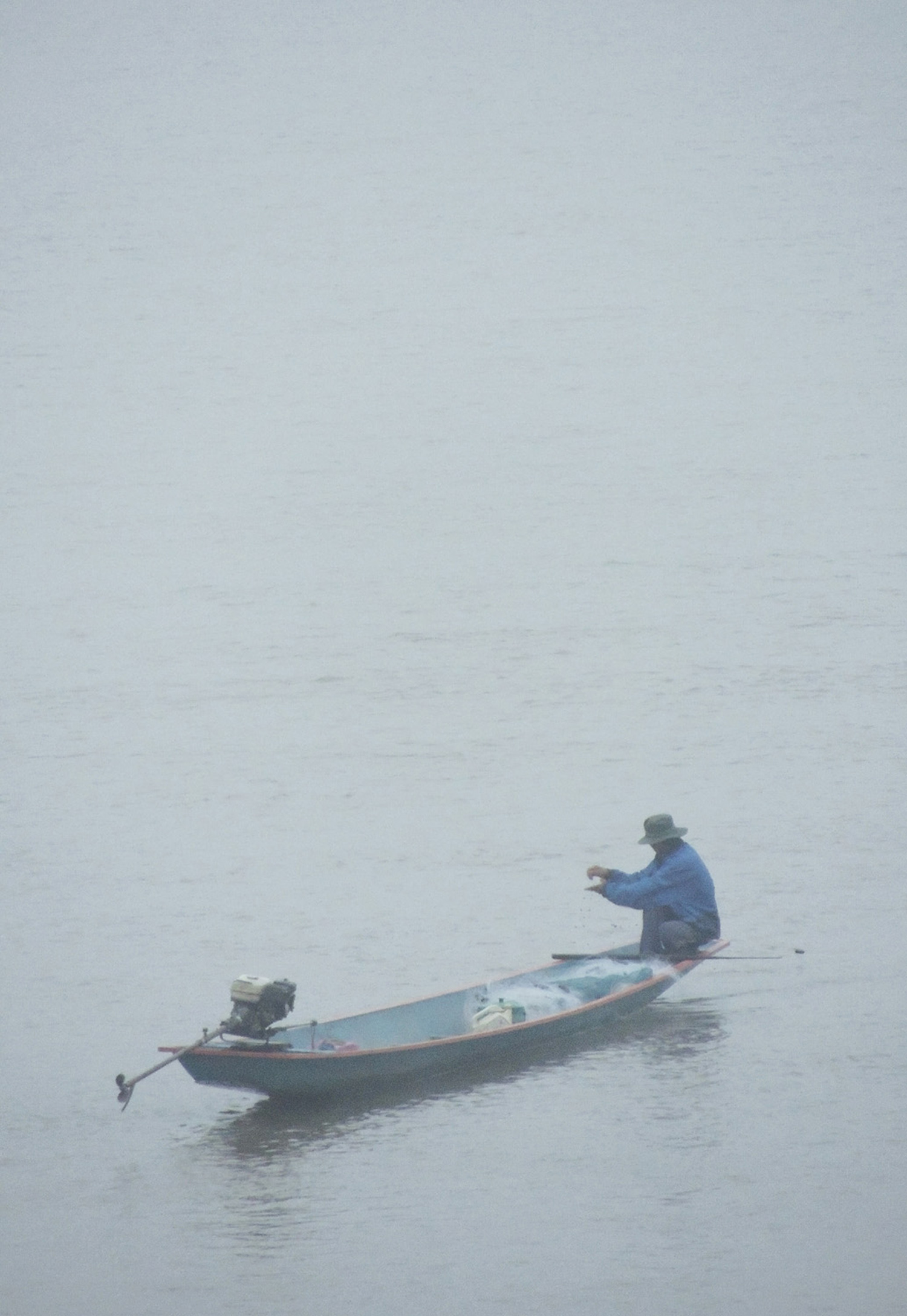 Fishing boat on the Mekong