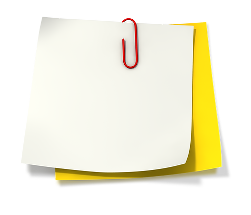 note-paper-with-paperclip-png-original.p