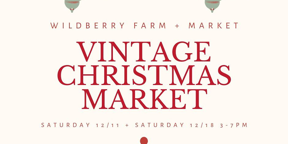 Gift Wrapping Pop-up at Wildberry Farm + Market Vintage Christmas Market