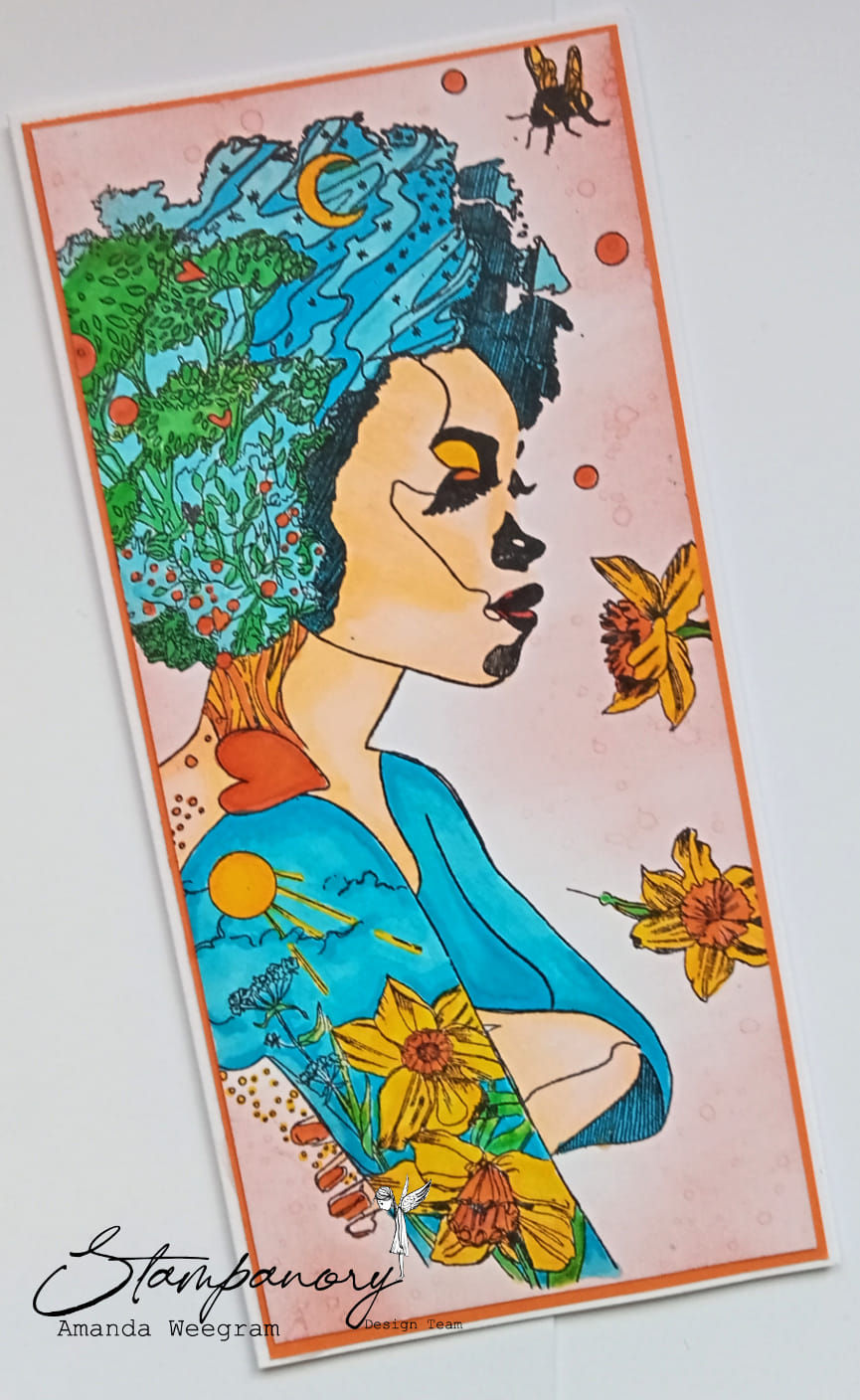 Thumbnail: Bright And Beautiful - Mother Nature - Clear Acrylic A5 Stamp Set - 13 Stamps