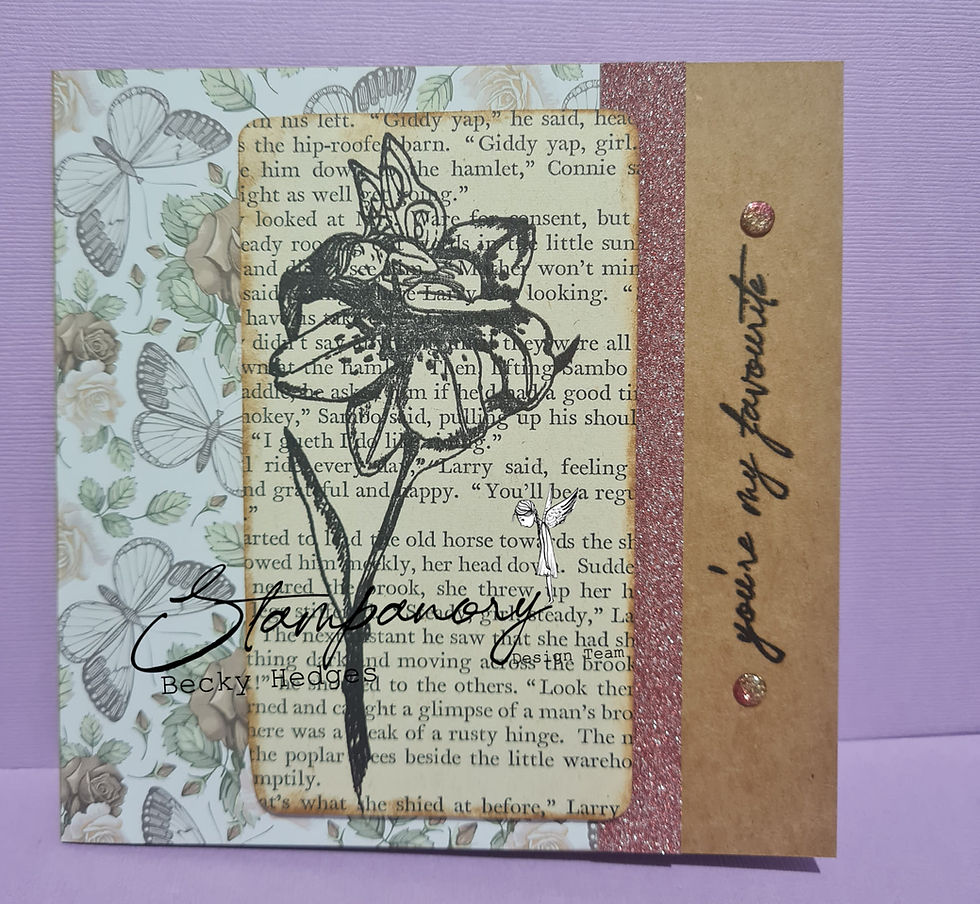 Thumbnail: Cotton Socks Chapter 2 - You're my Favourite A5 Stamp Set - 4 Stamps