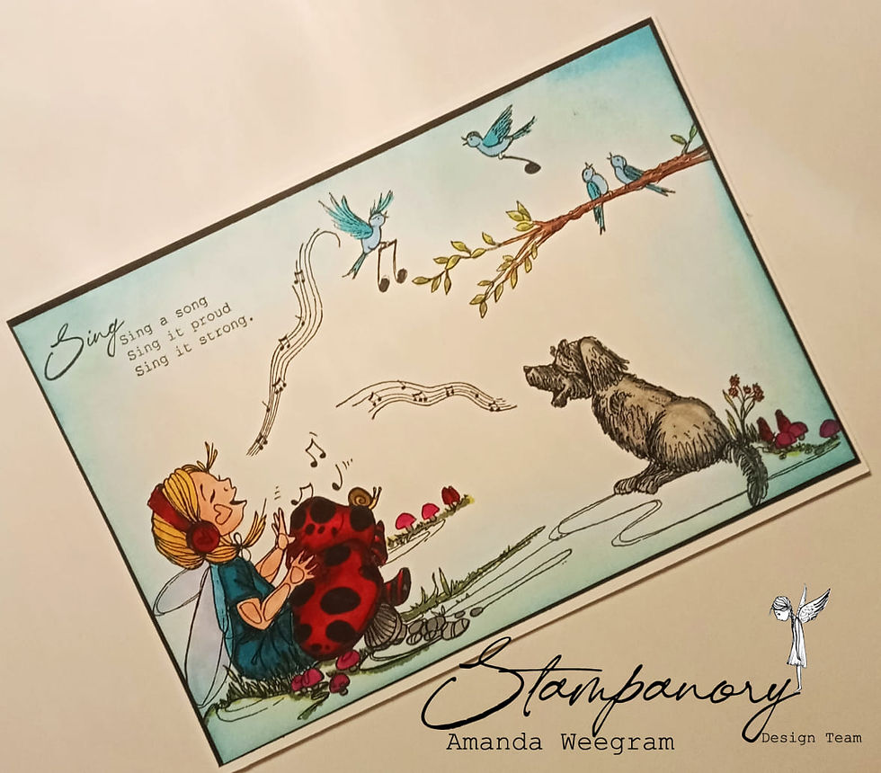 Thumbnail: Cotton Socks Chapter 9 - Sing A Song-  A5 8 Stamp Set