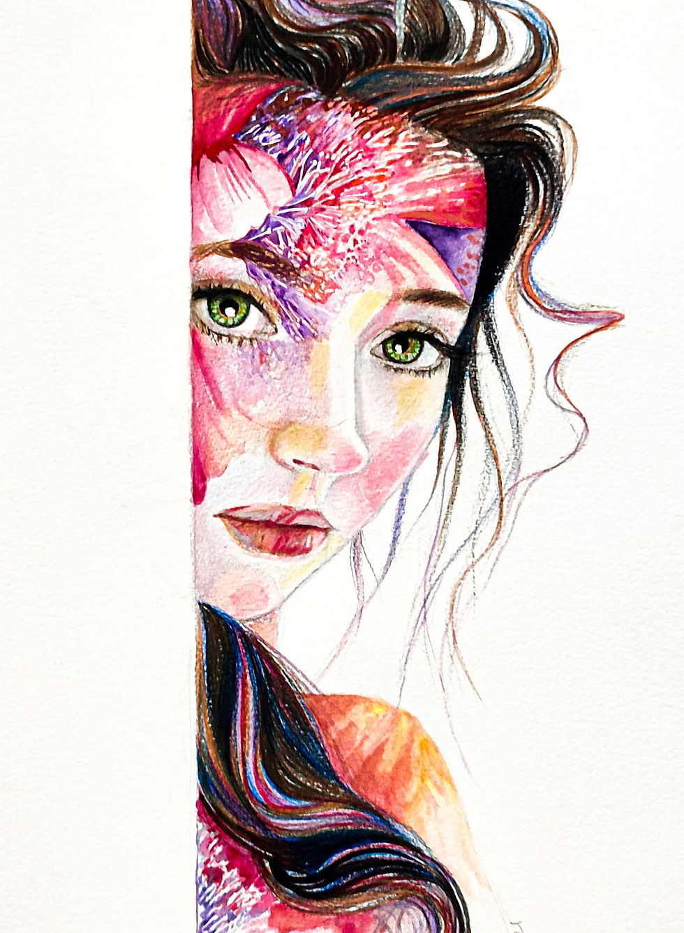 Thumbnail: I'm just a girl. Limited Edition Print 1/50