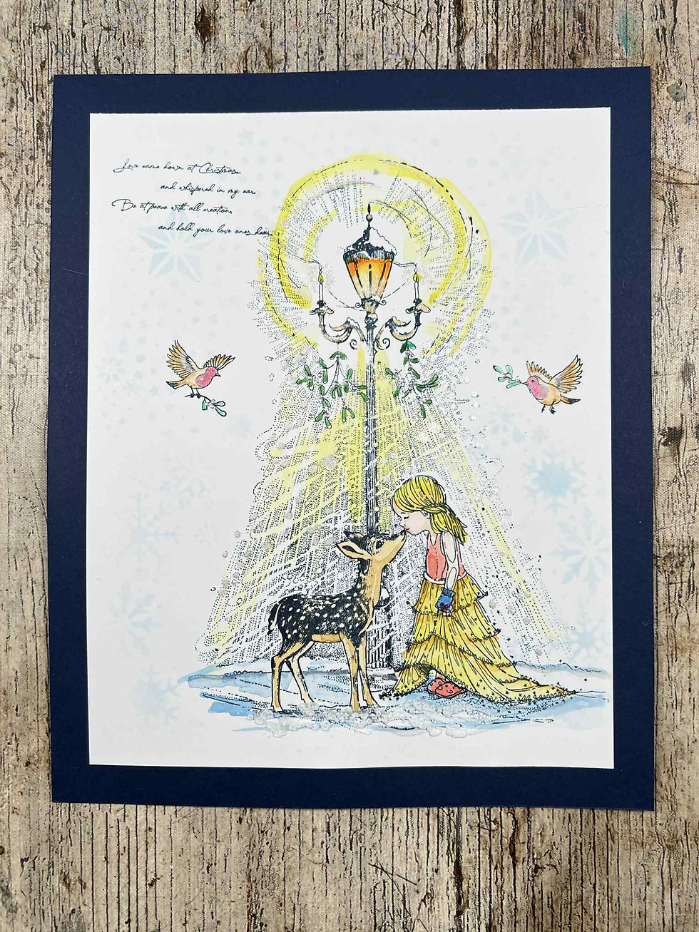 Thumbnail: Cotton Socks Chapter 12 - Love Came Down - A5 - 4 Stamp Set